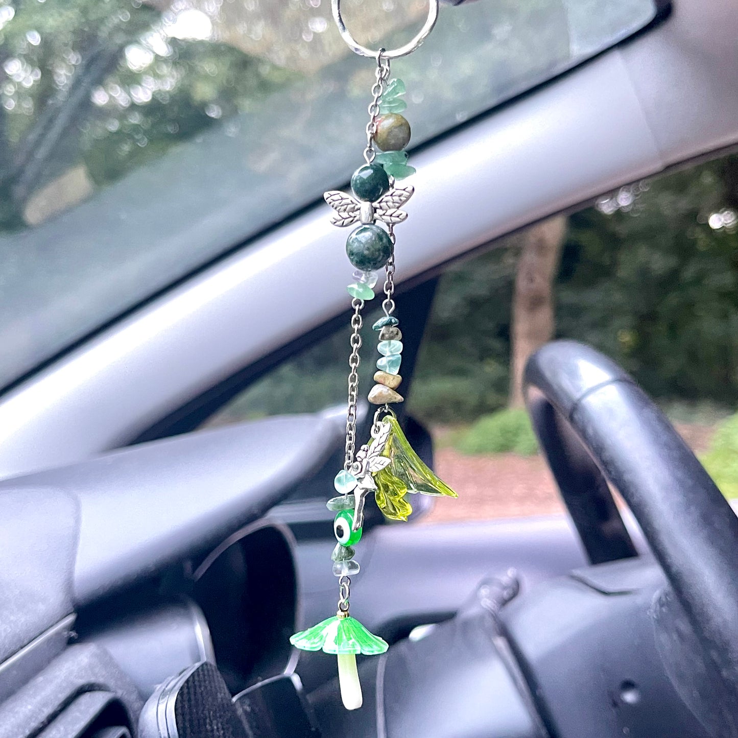 fairy forest car charm