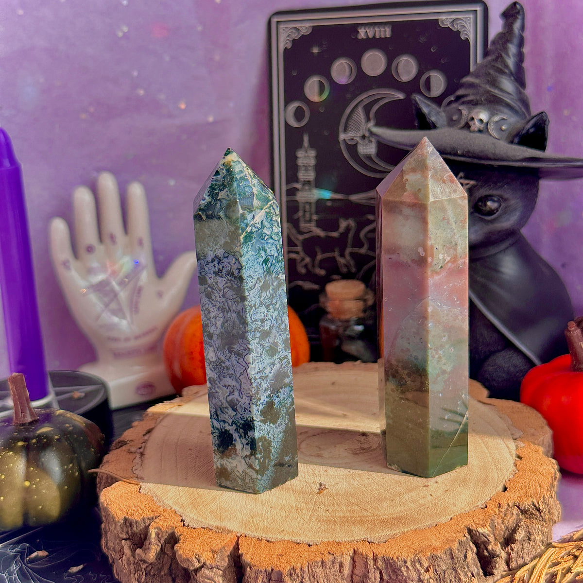 moss agate towers ~ choose your own