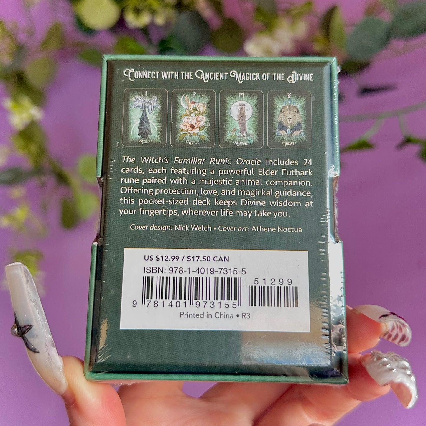 the witch’s familiar runic oracle deck