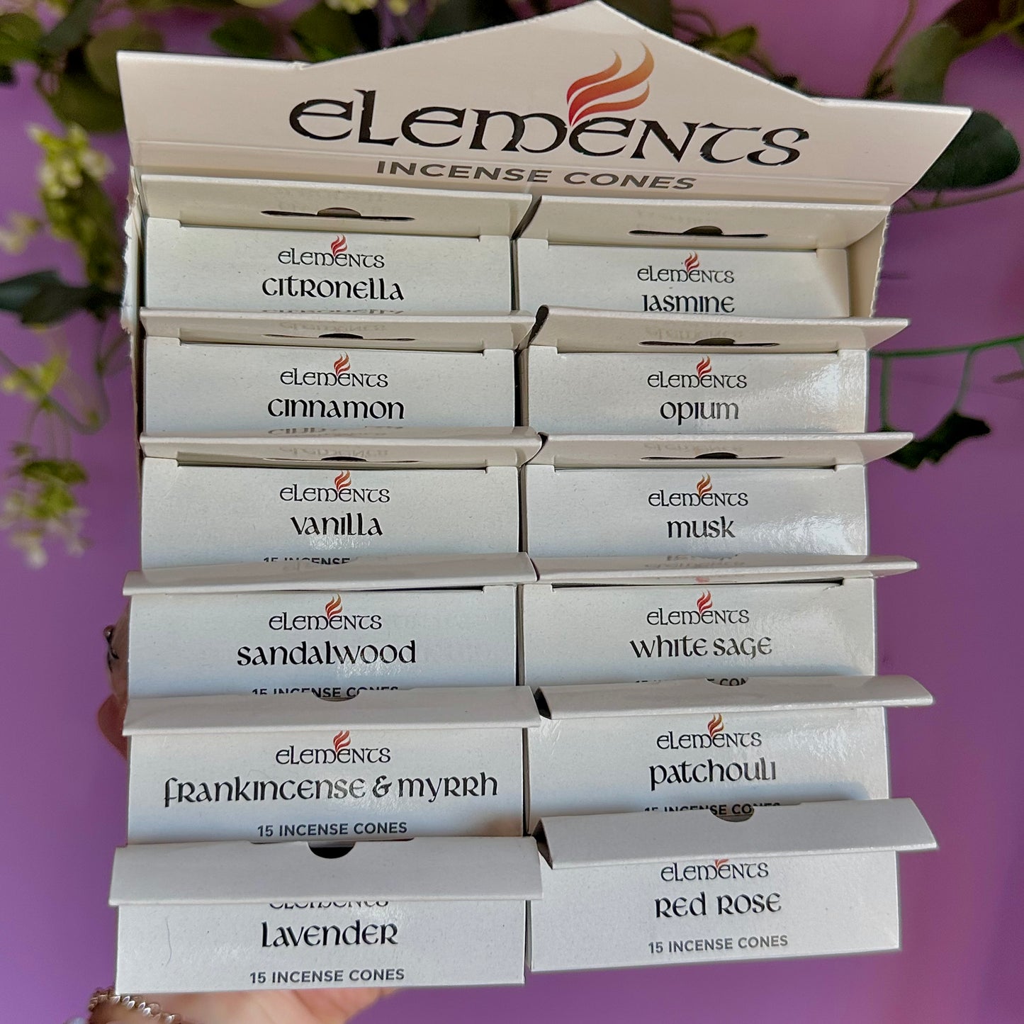 elements incense cones
