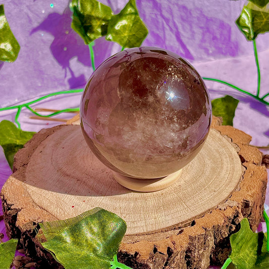 smoky quartz sphere