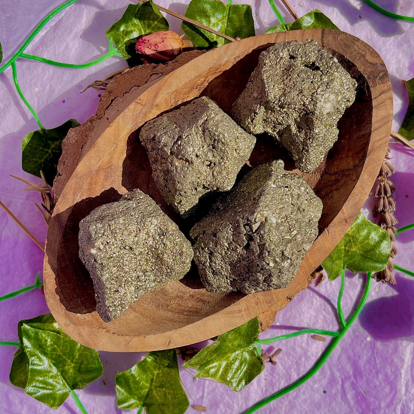raw/rough pyrite
