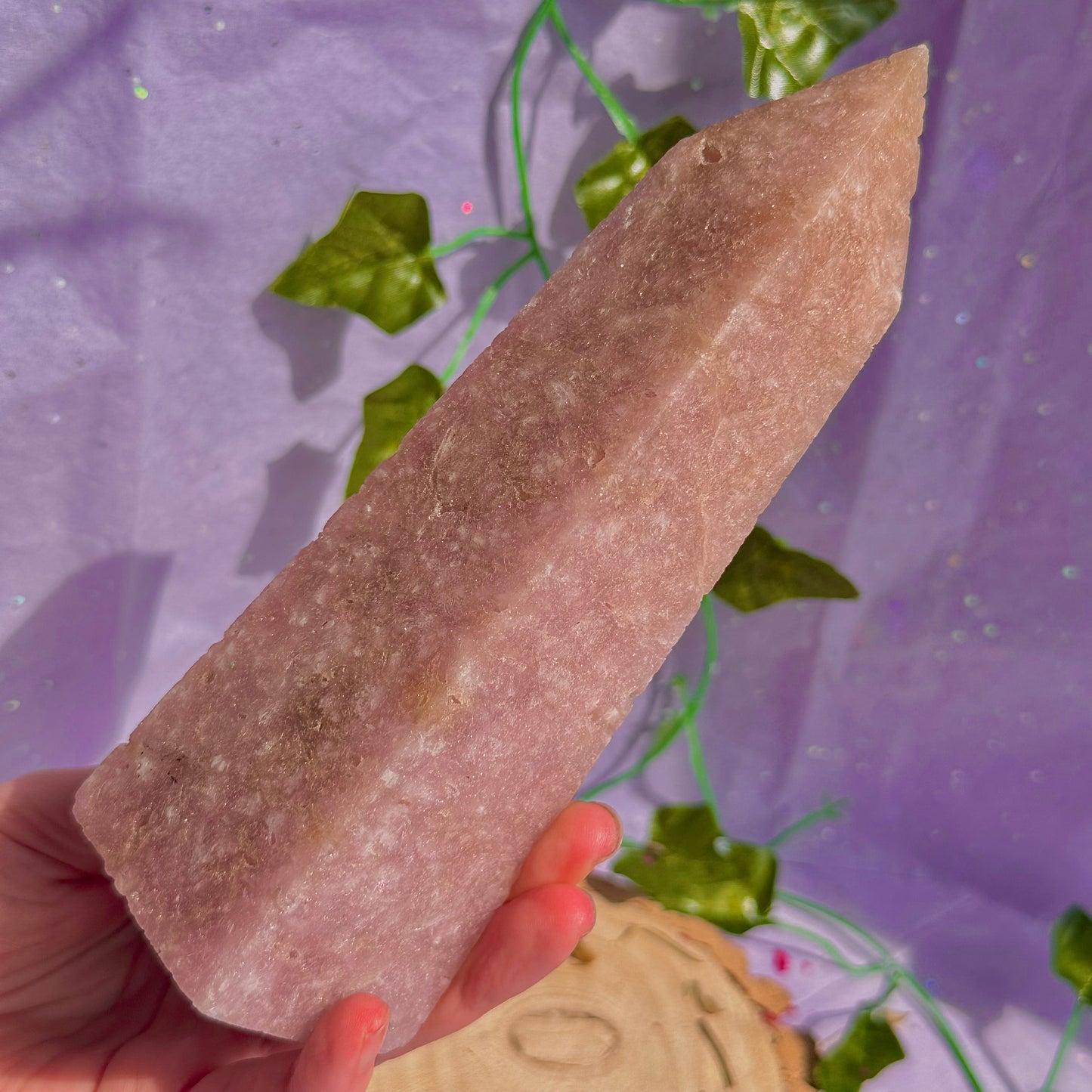 pink amethyst tower