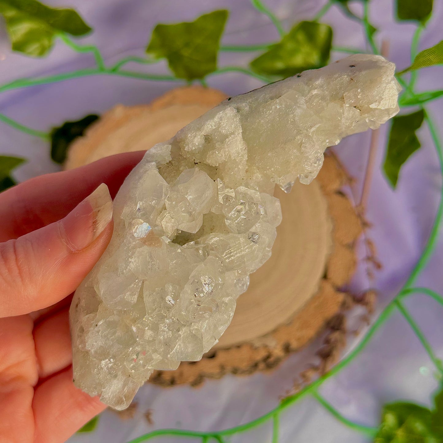 apophyllite specimen cluster