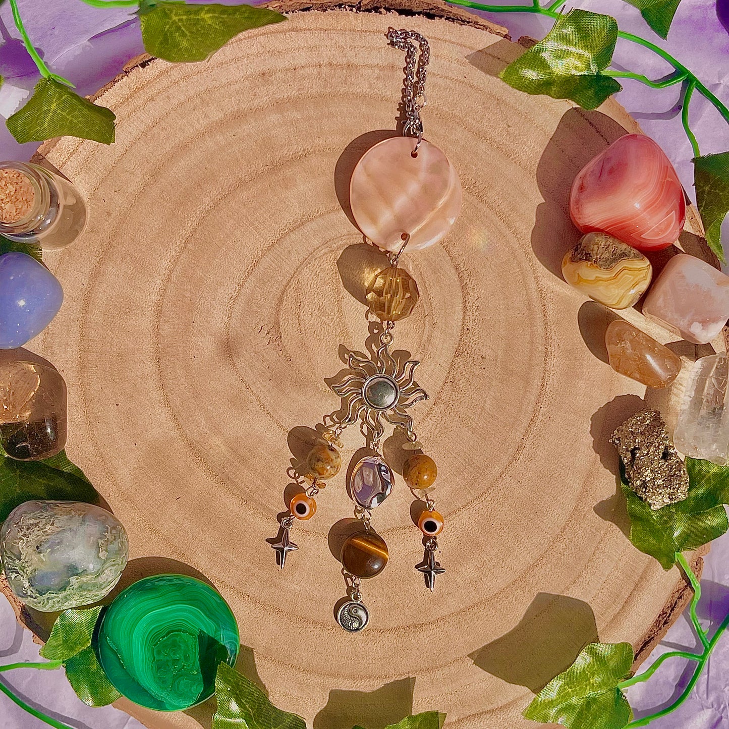 sunny days car charm