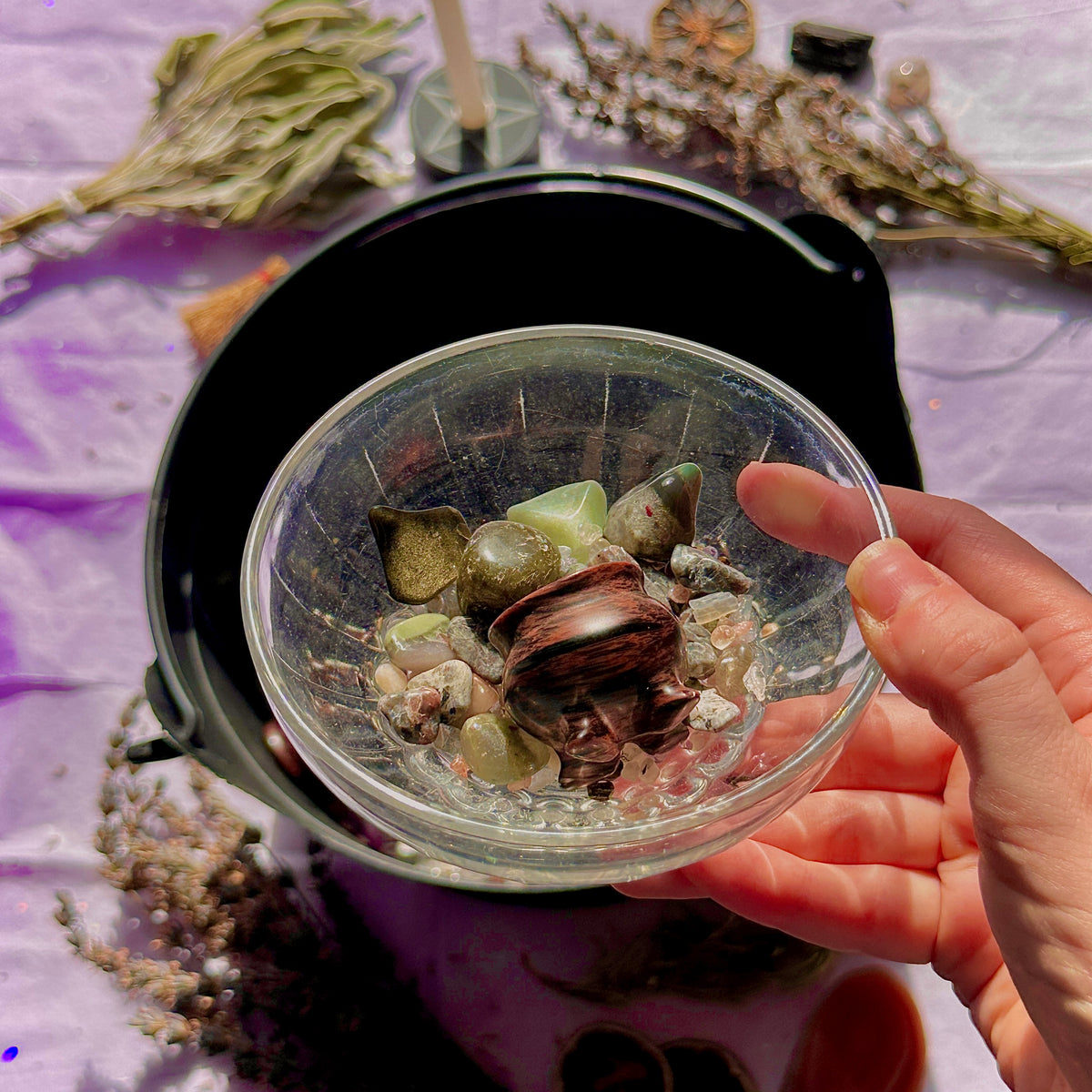 there’s a little witch in all of us crystal confetti mix