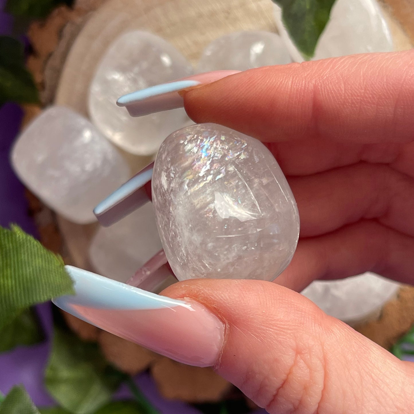 optical calcite tumbles