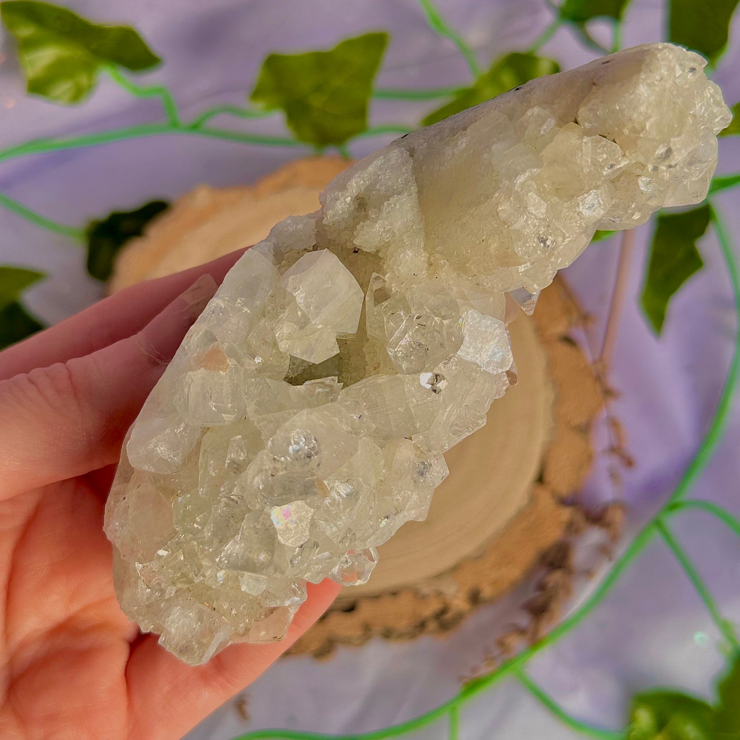 apophyllite specimen cluster