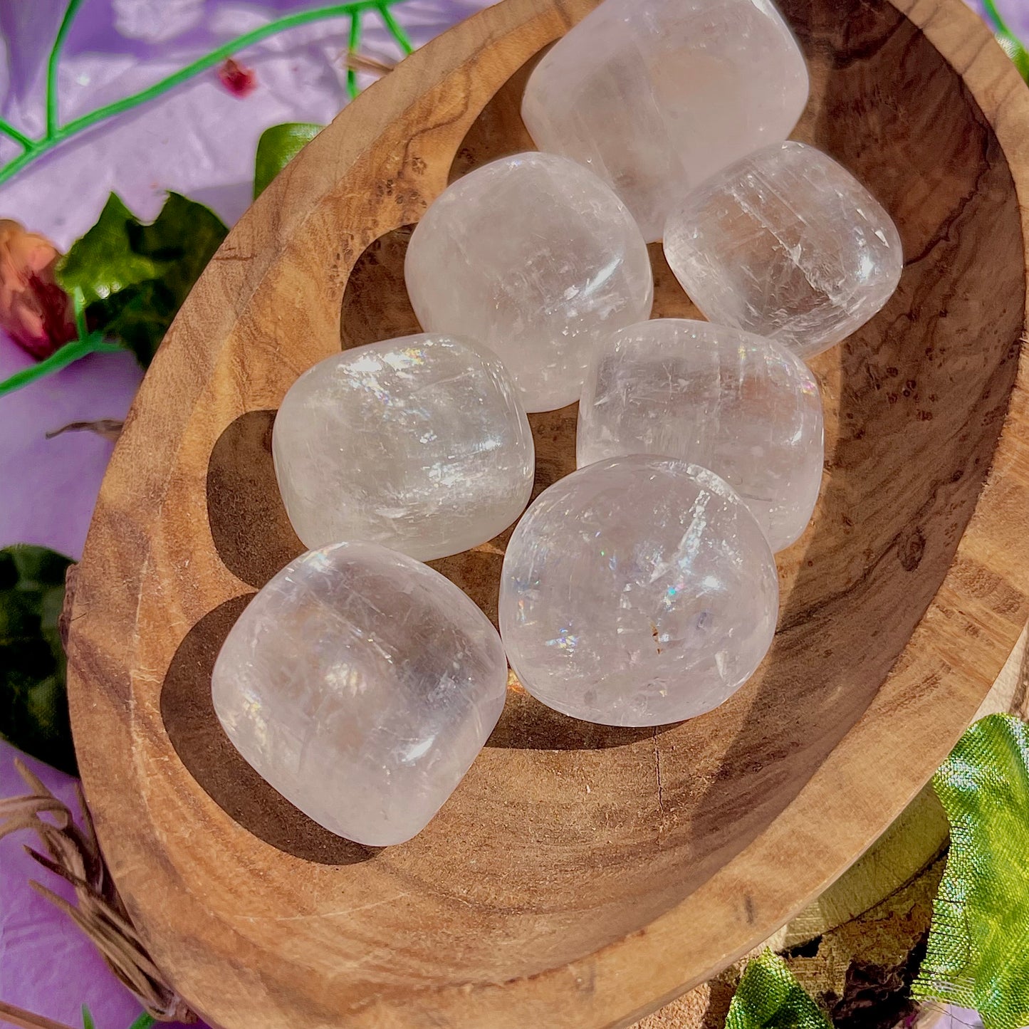 optical calcite tumbles