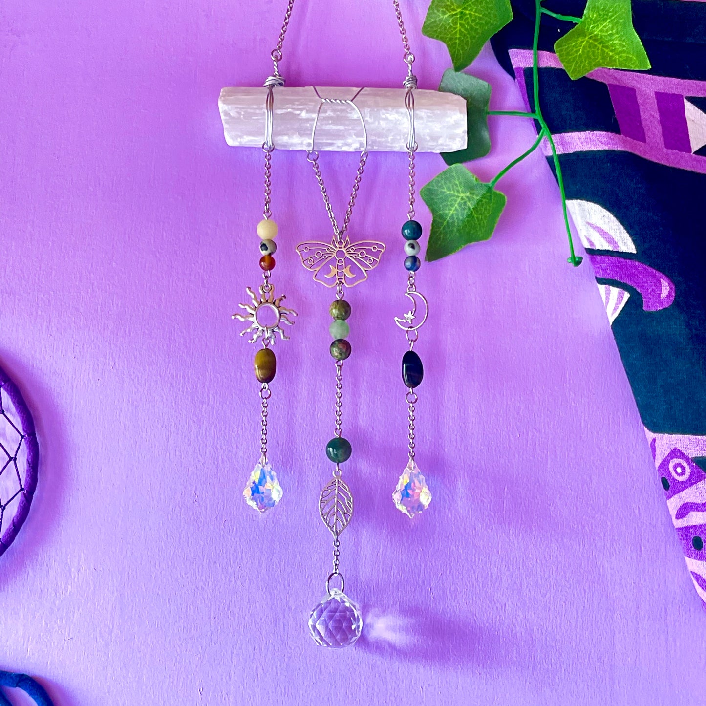 day and night sun catcher - crystals in description
