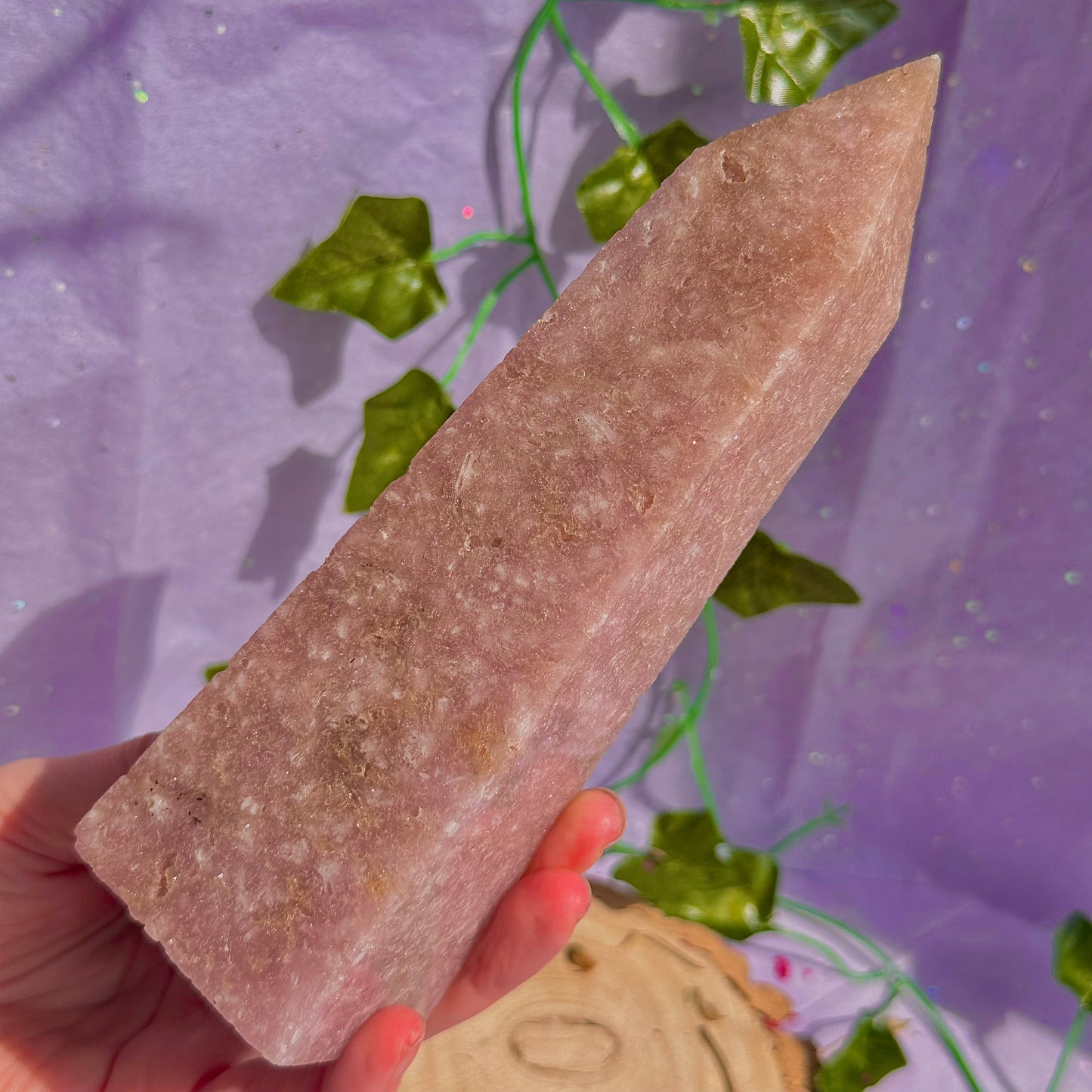 pink amethyst tower