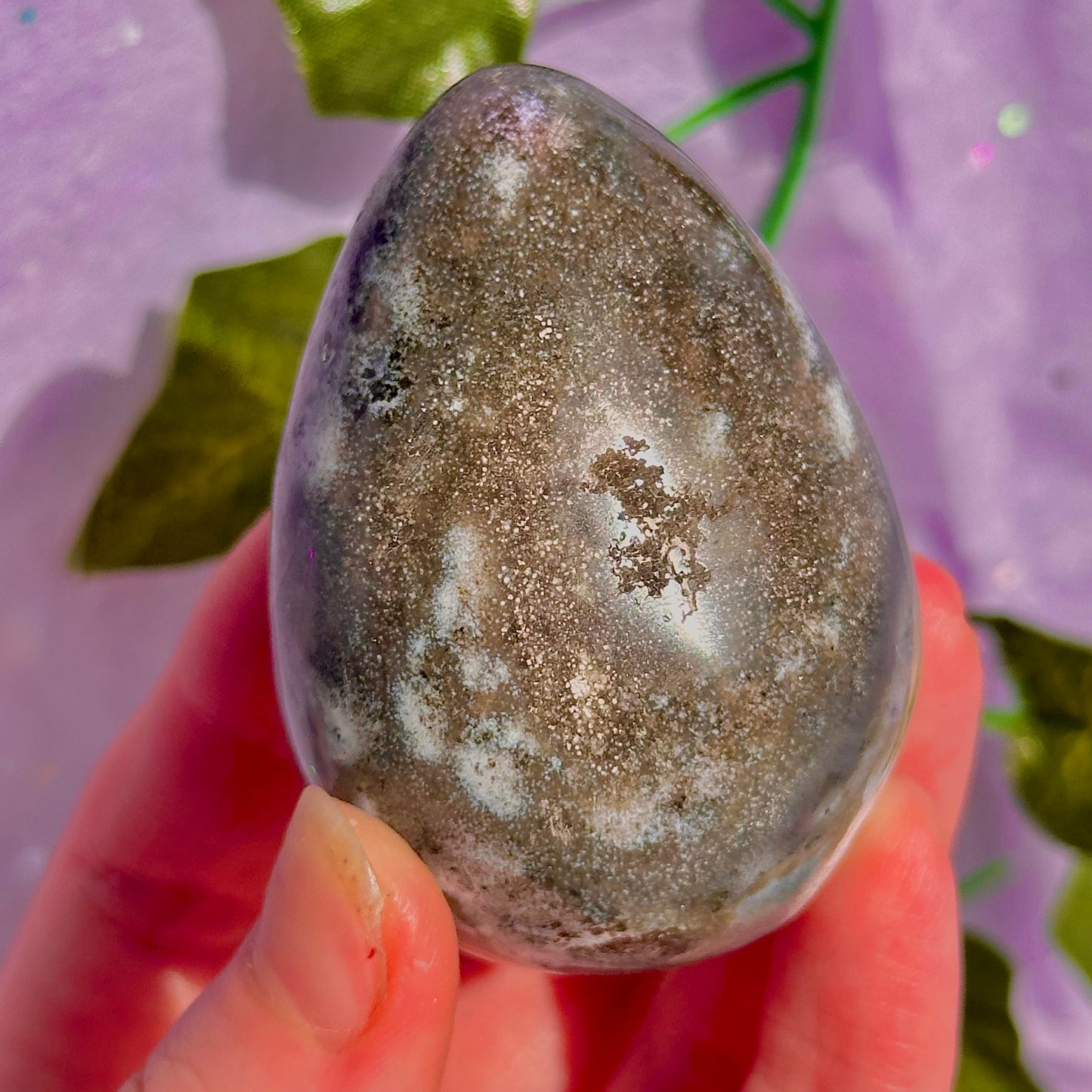 sea jasper egg carving
