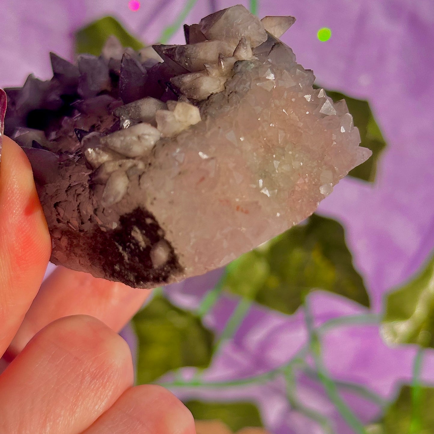 tigers tooth / dogs tooth calcite cluster specimen