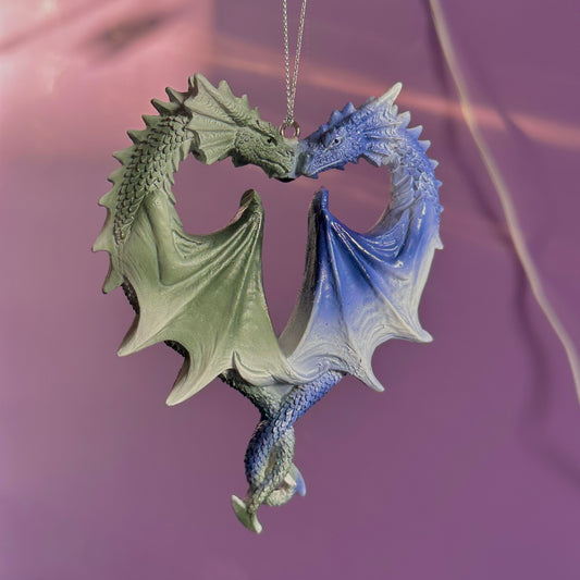 dragon heart hanging ornament by Anne stokes