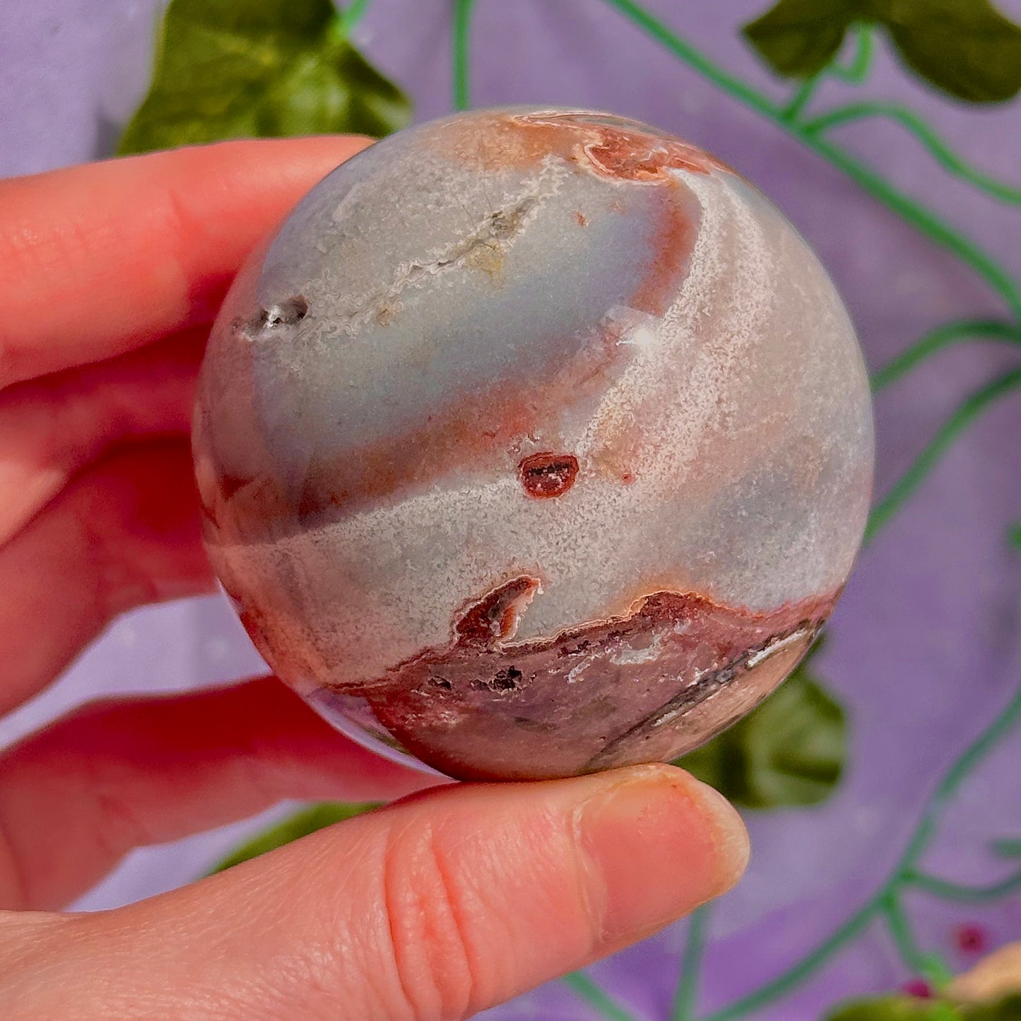 mexican agate sphere