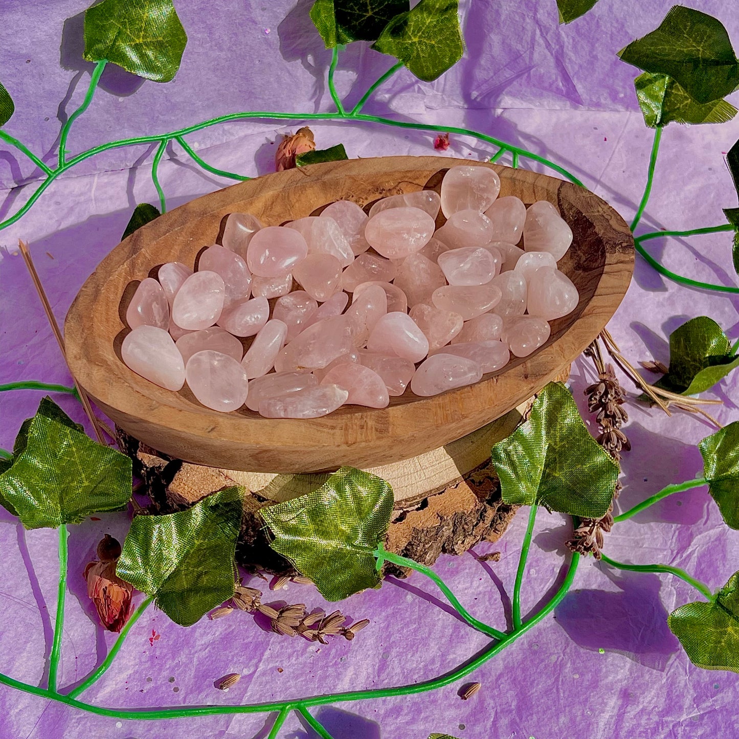 rose quartz tumble
