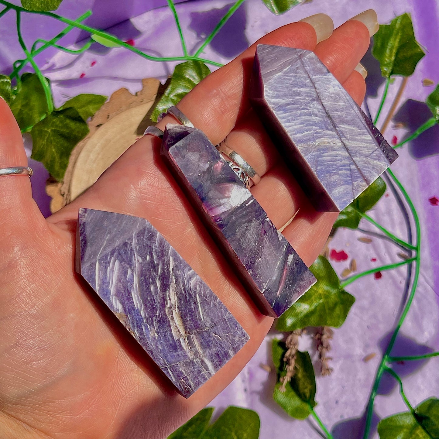 lepidolite towers ~ intuitively chosen