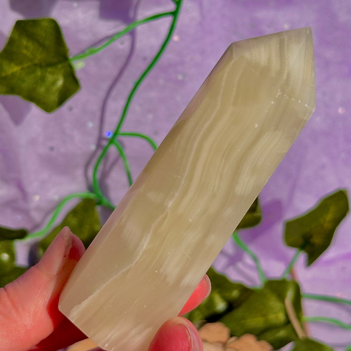 green towers ~ green fuchsite & banded calcite/onyx ~ choose your own