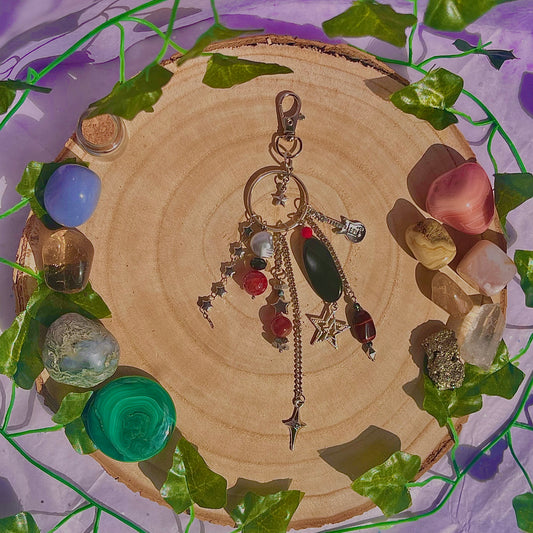 star bag charm / key ring