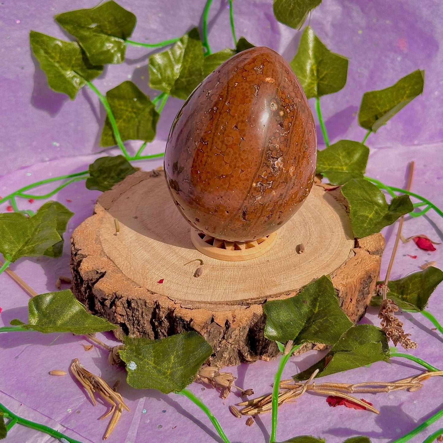 sea jasper big egg carving