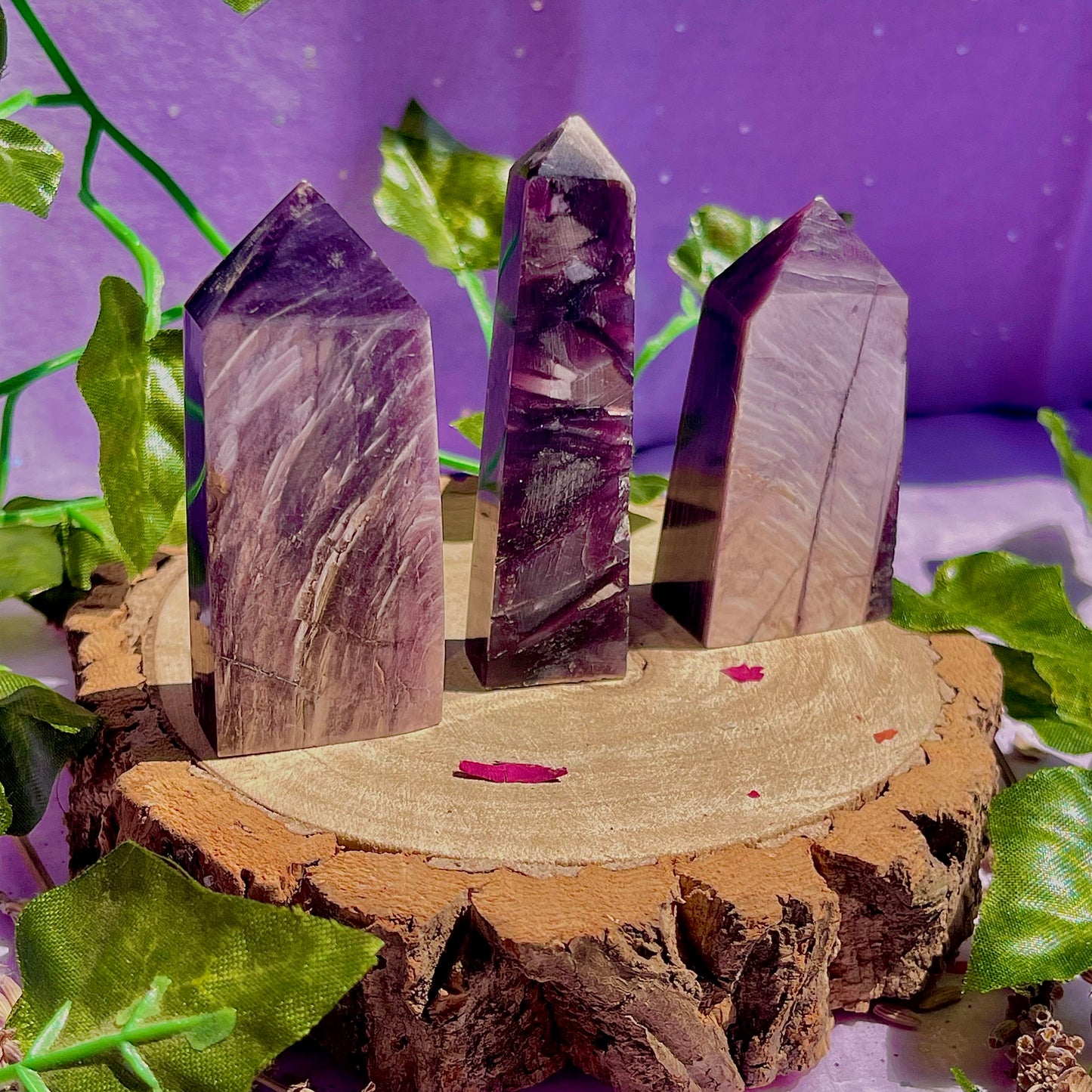 lepidolite towers ~ intuitively chosen
