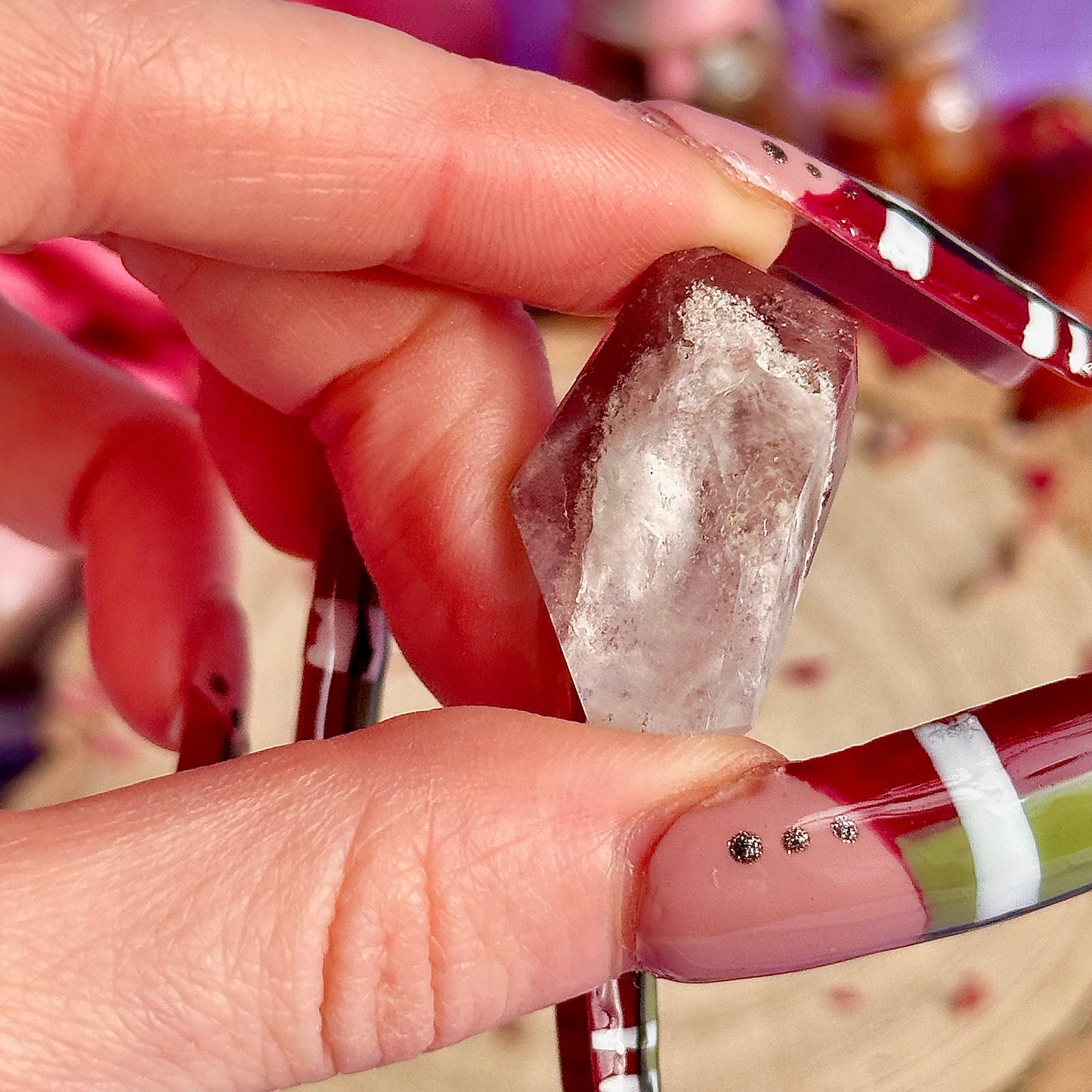 pink lithium quartz ~ choose your own