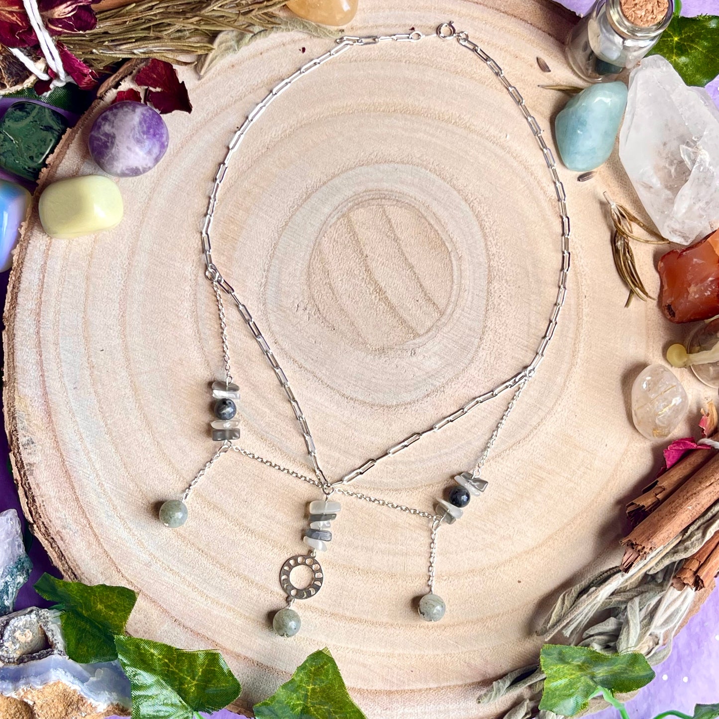 going through phases necklace