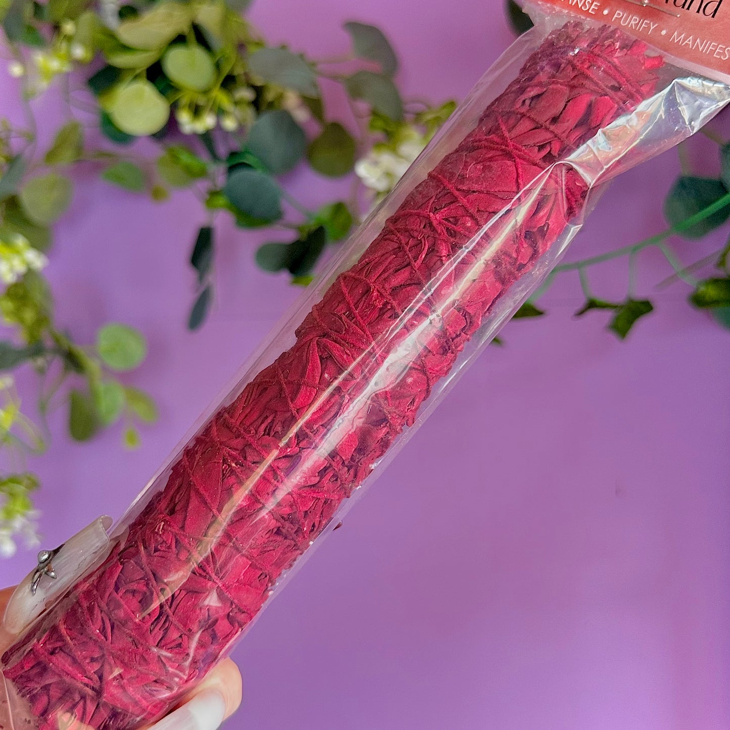 22.5cm large dragons blood cleansing stick wand