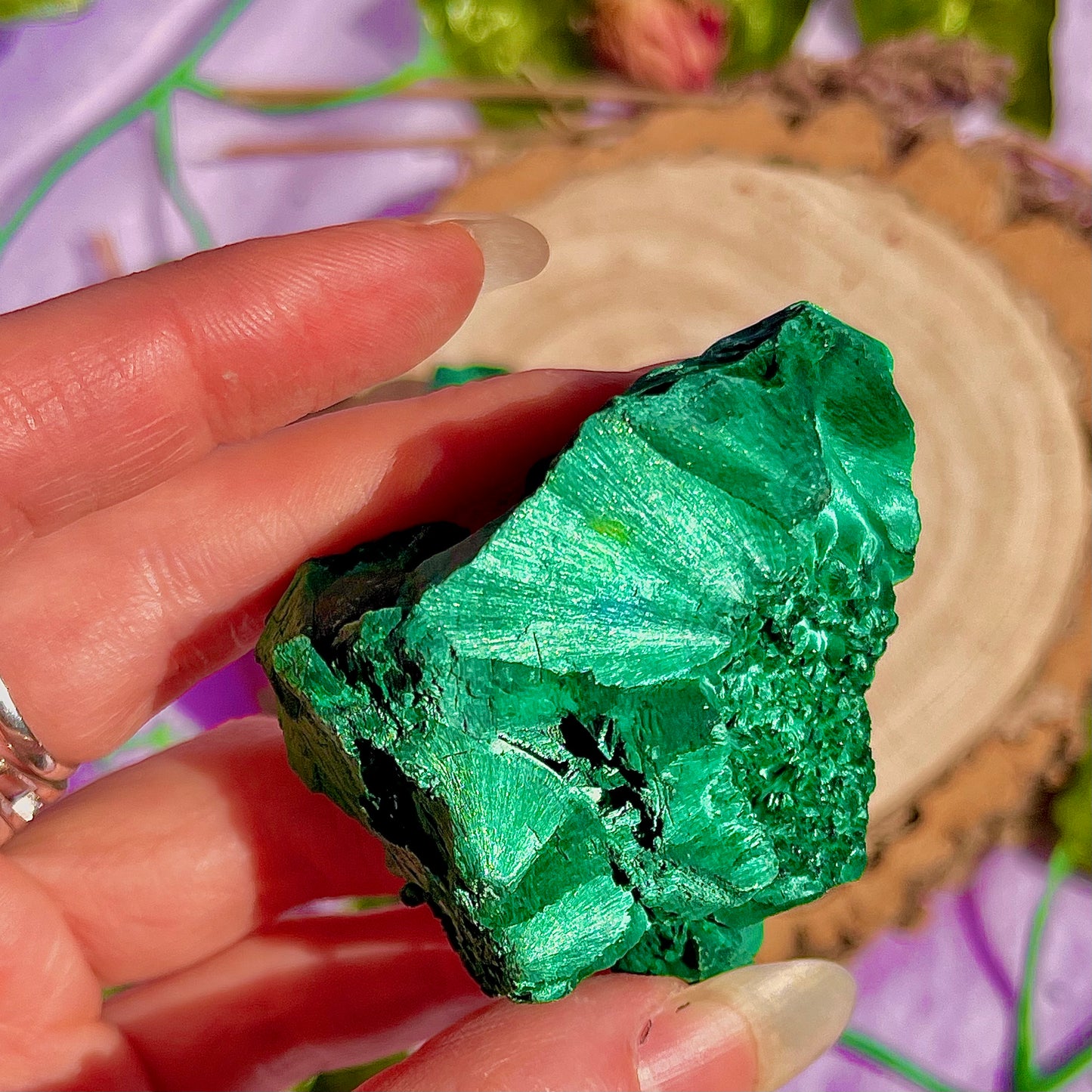raw malachite specimens