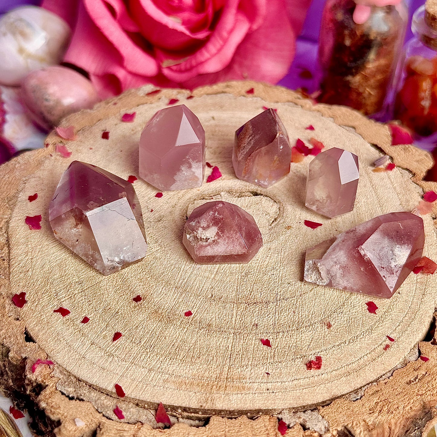 pink lithium quartz ~ choose your own