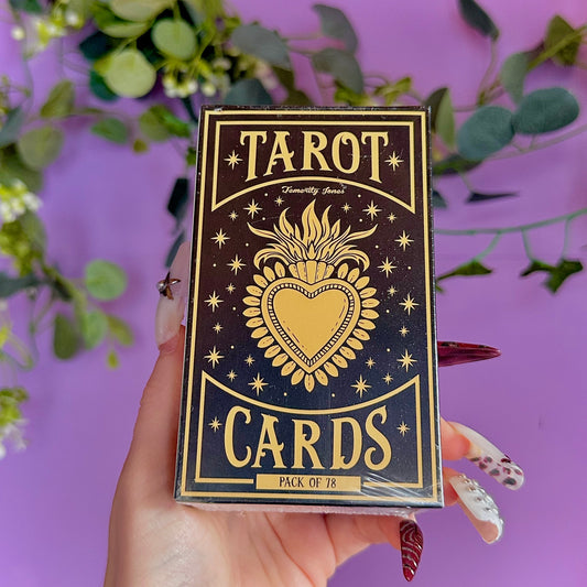 sacred heart traditional tarot card deck
