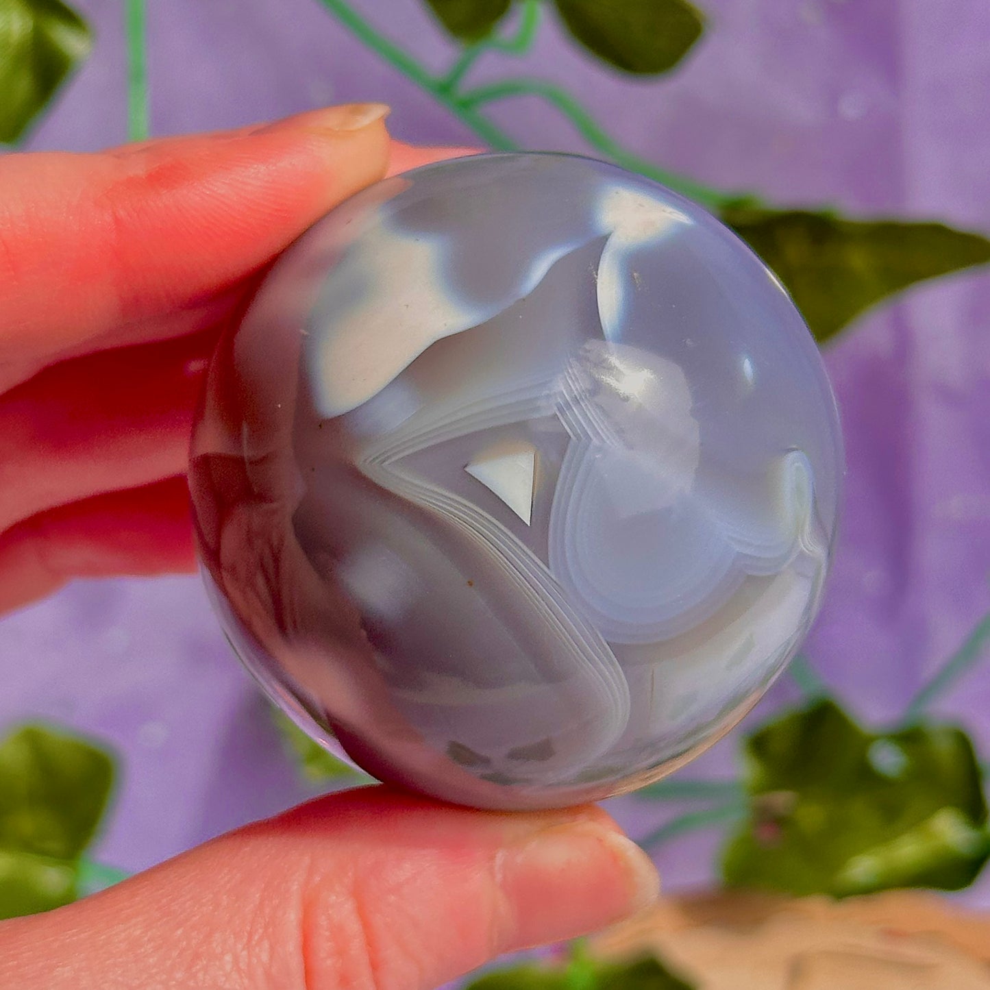 orca agate sphere