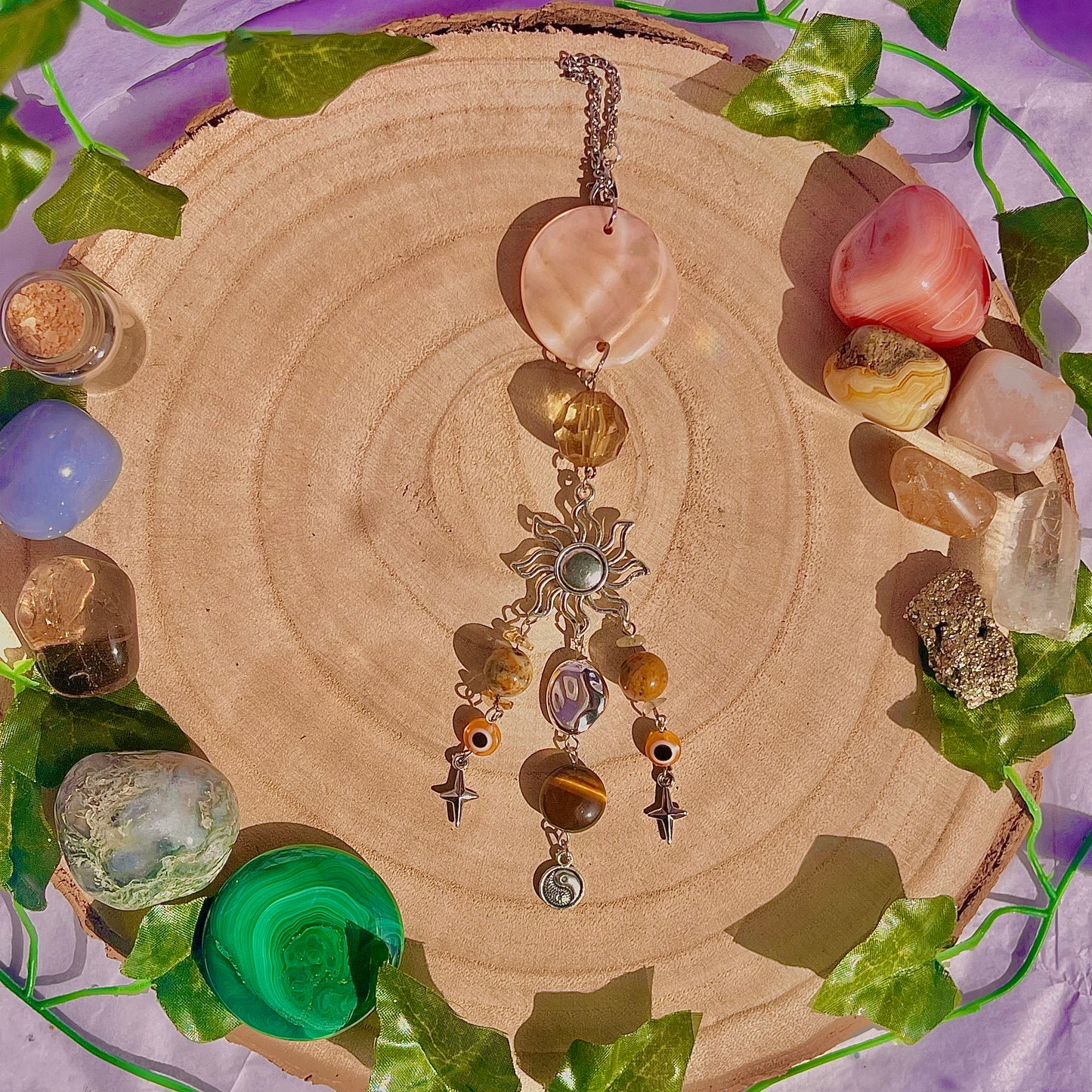 sunny days car charm
