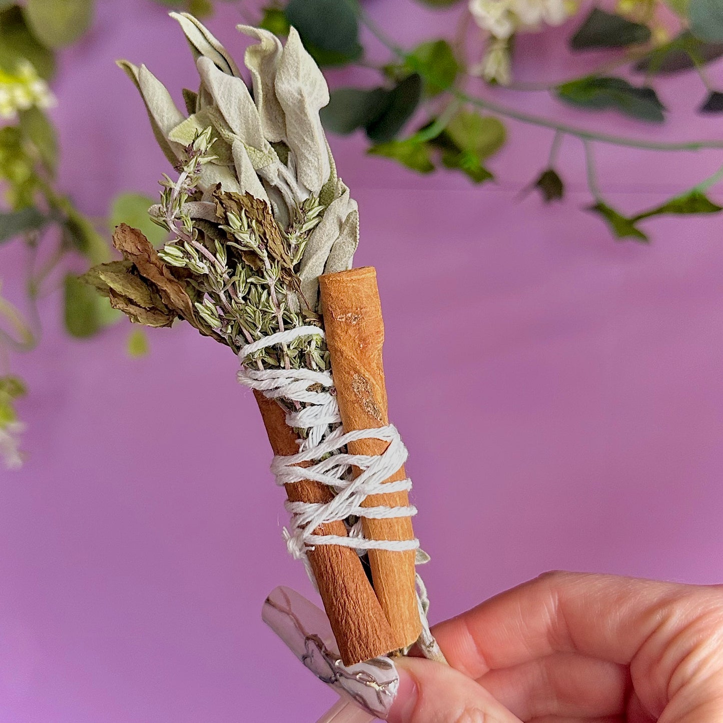 handmade herbal cleansing wands