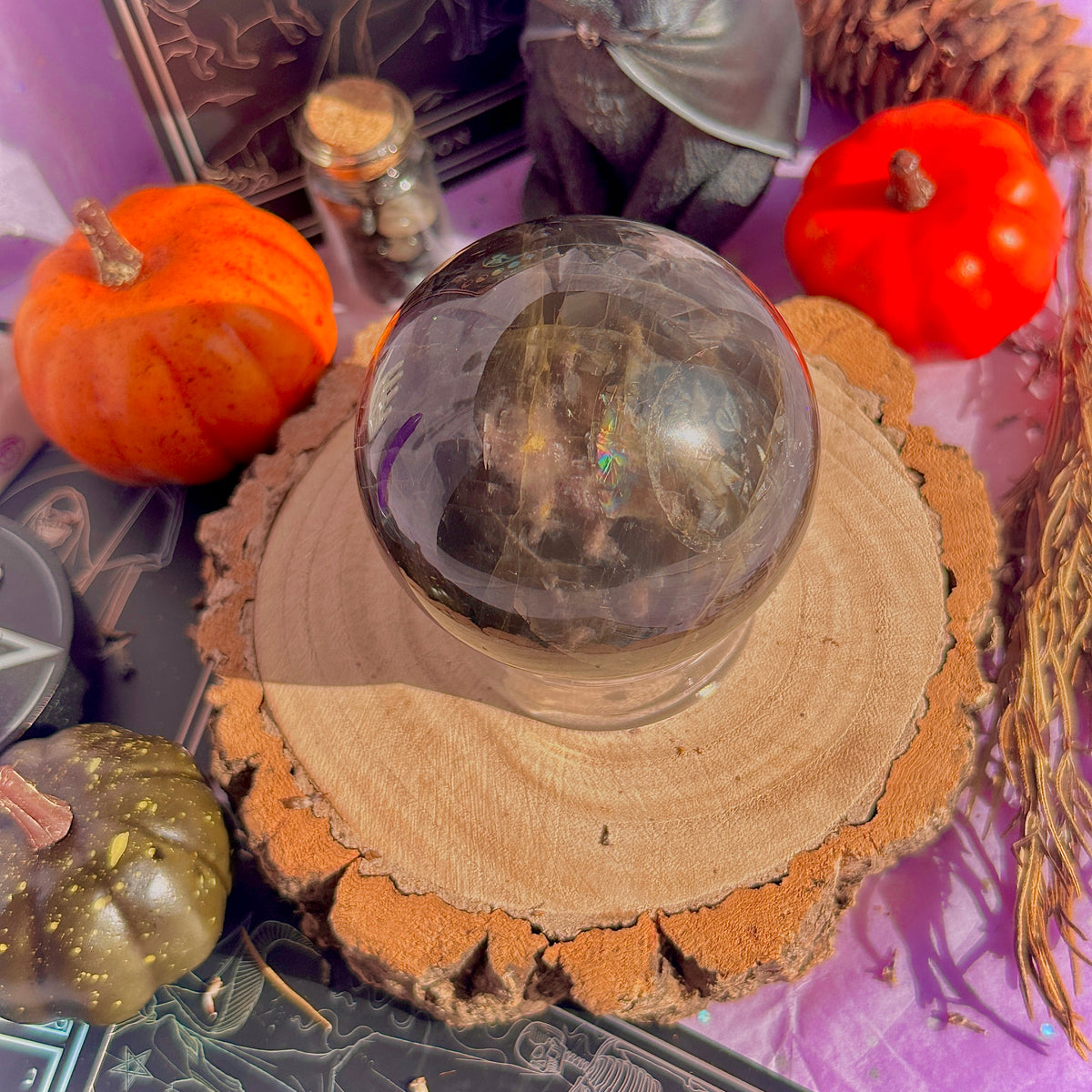 black moonstone sphere
