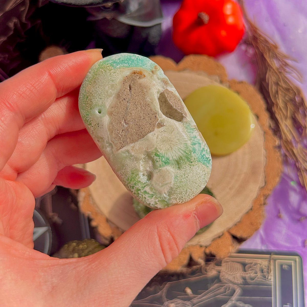 green palm stones ~ choose your own