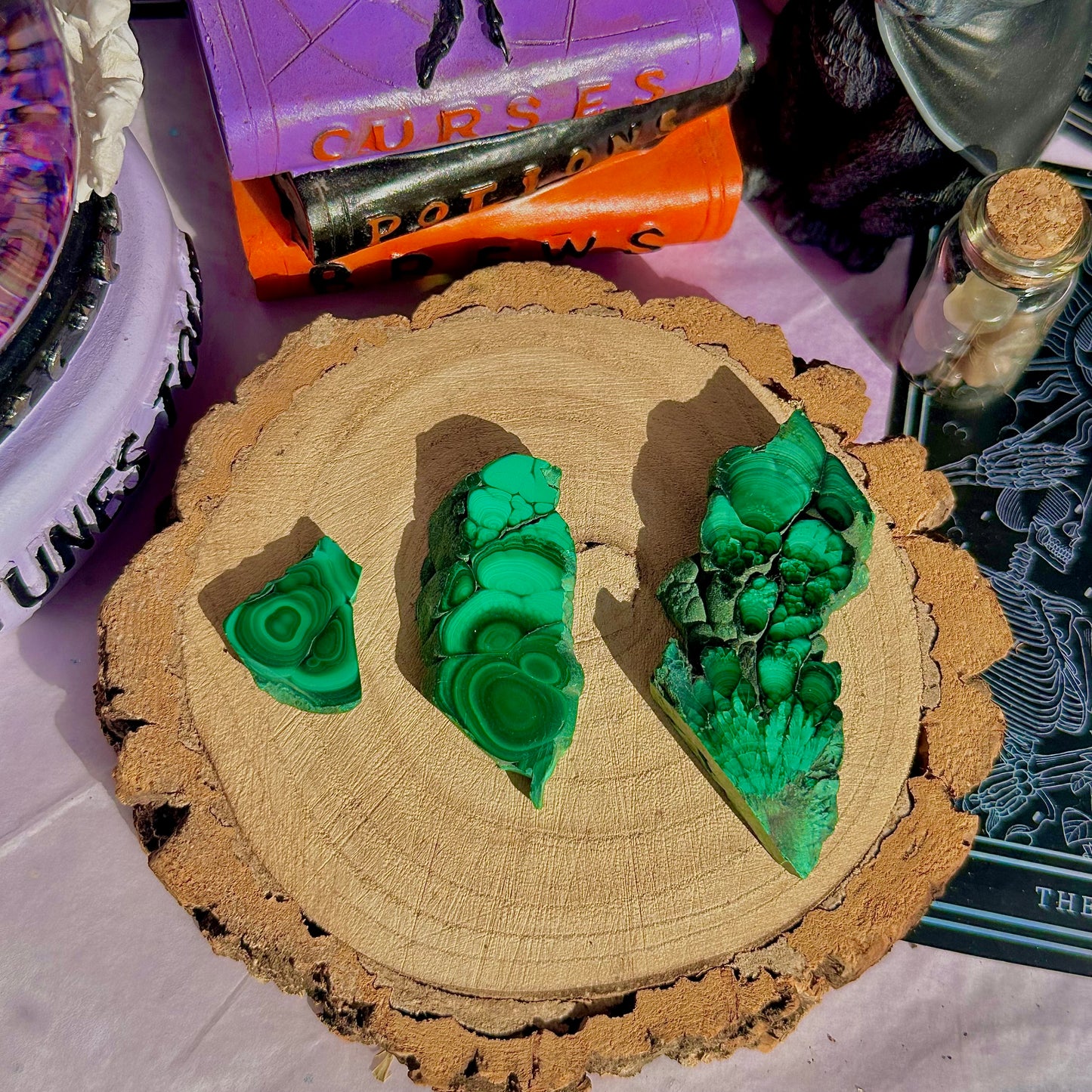 dalles de malachite ~ choisissez la vôtre