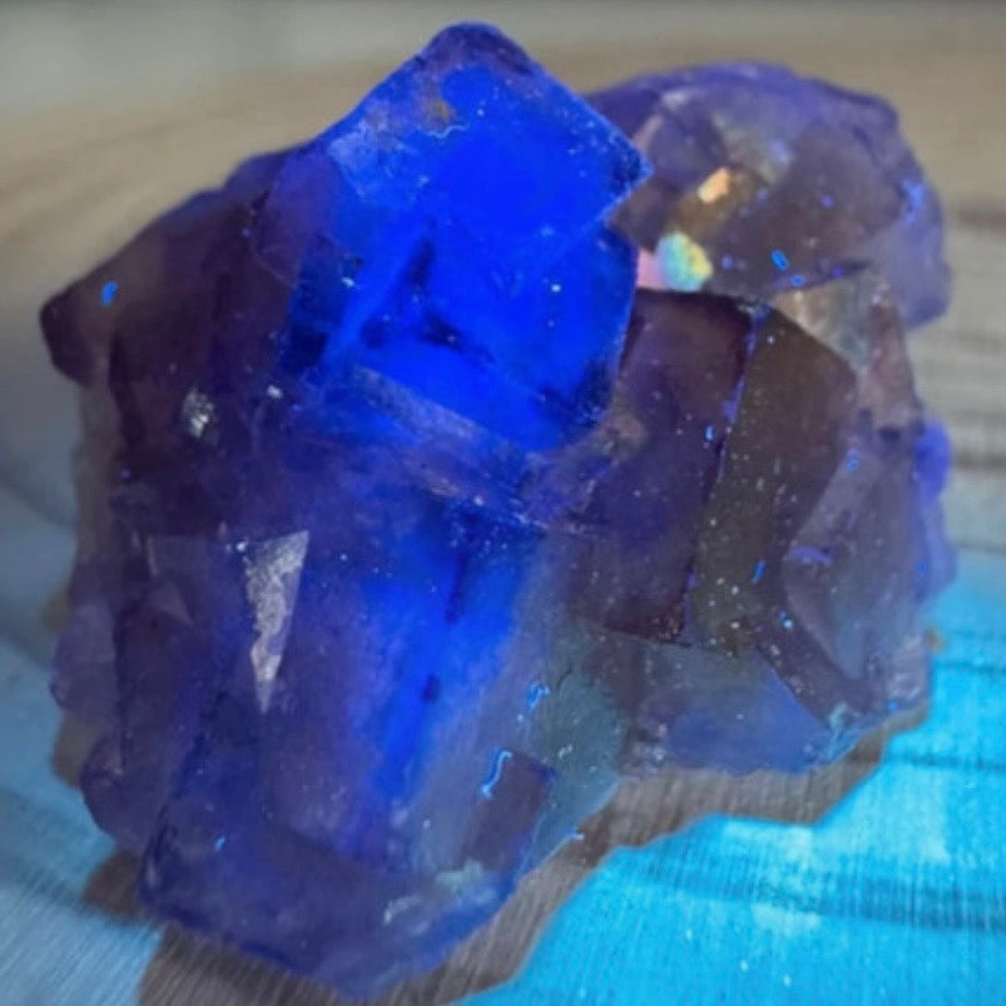 stalactitic UV cubic fluorite cluster specimen ~ choose your own
