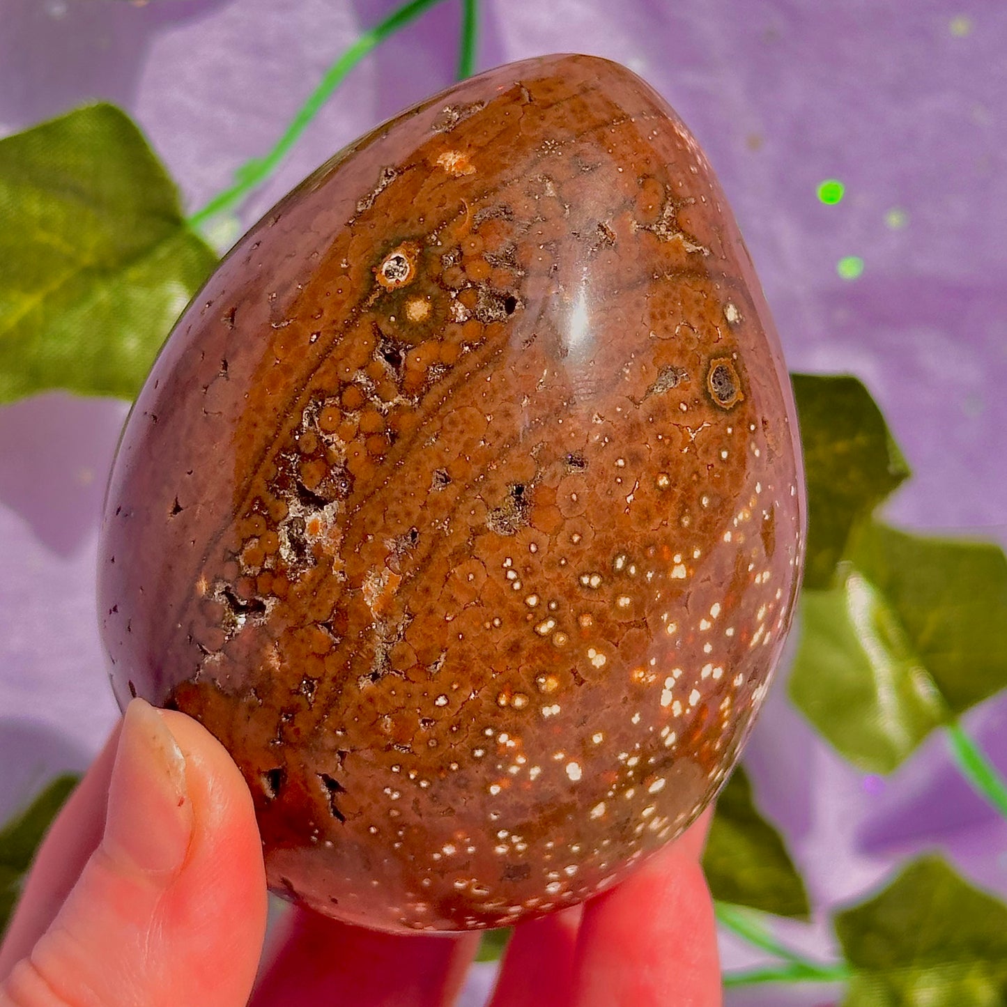 sea jasper big egg carving