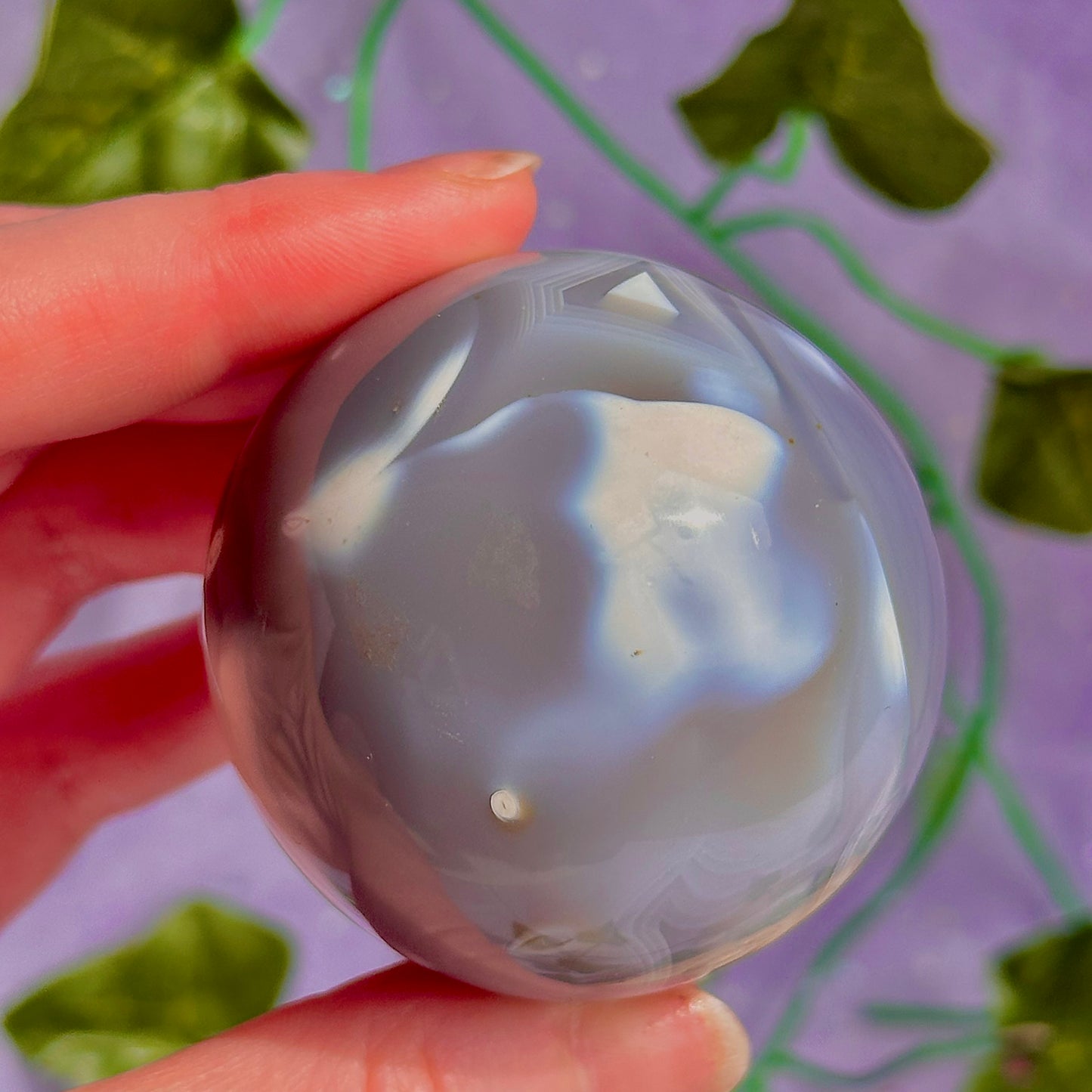 orca agate sphere