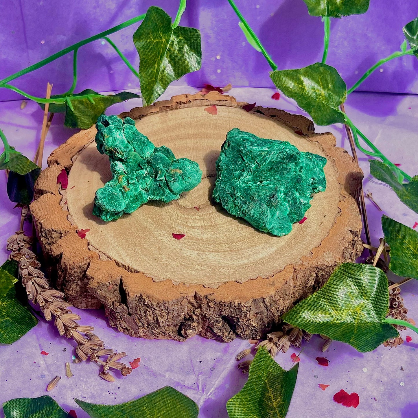 fibrous malachite specimen 1-2inch