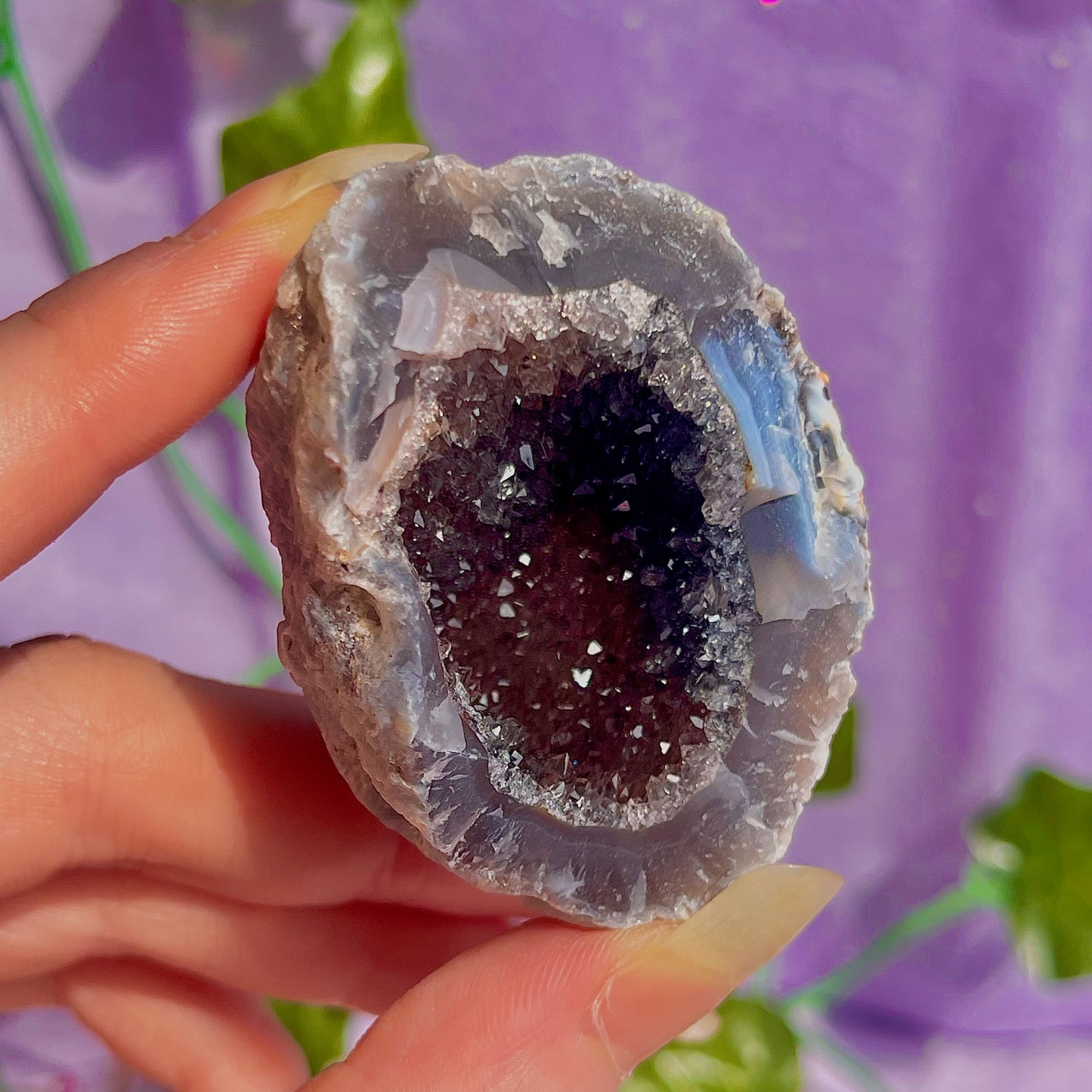 druzy agate geodes E1-3