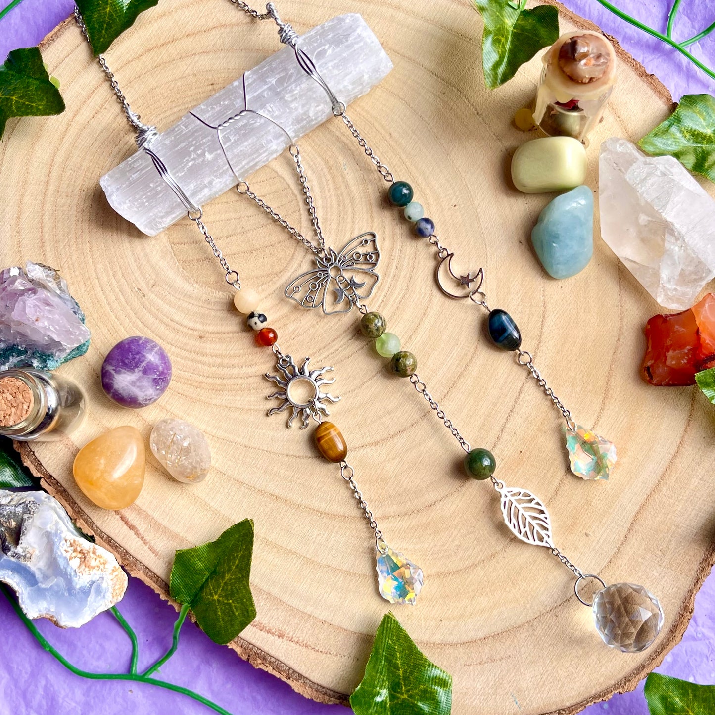 day and night sun catcher - crystals in description