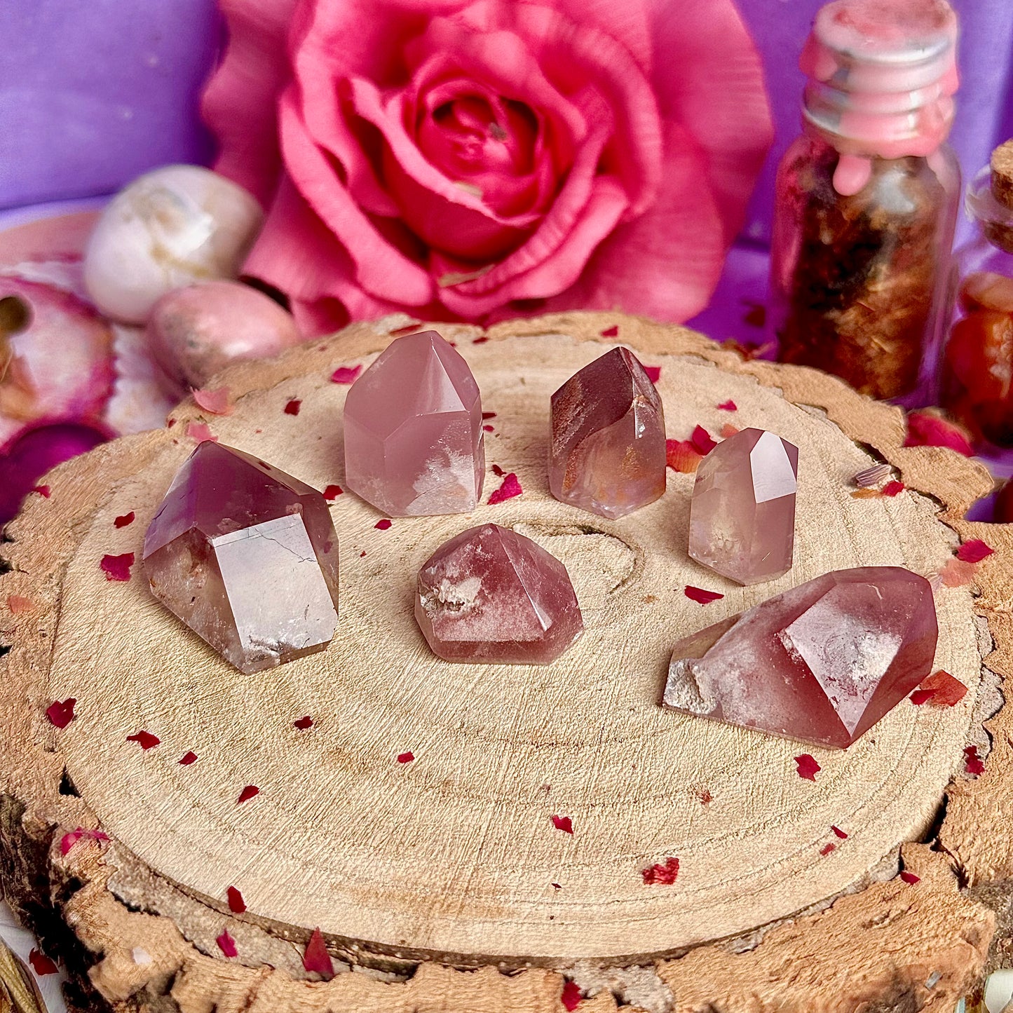 pink lithium quartz ~ choose your own