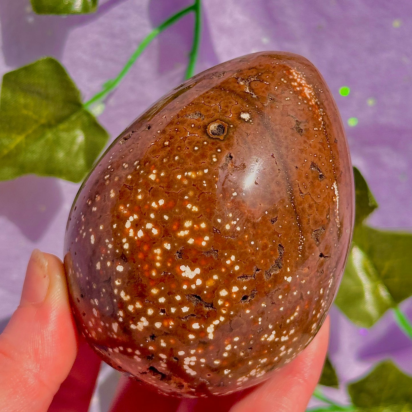 sea jasper big egg carving