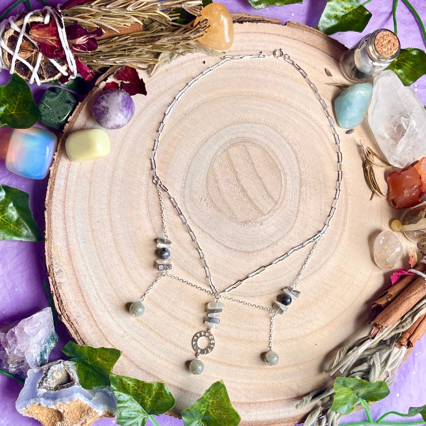 going through phases necklace