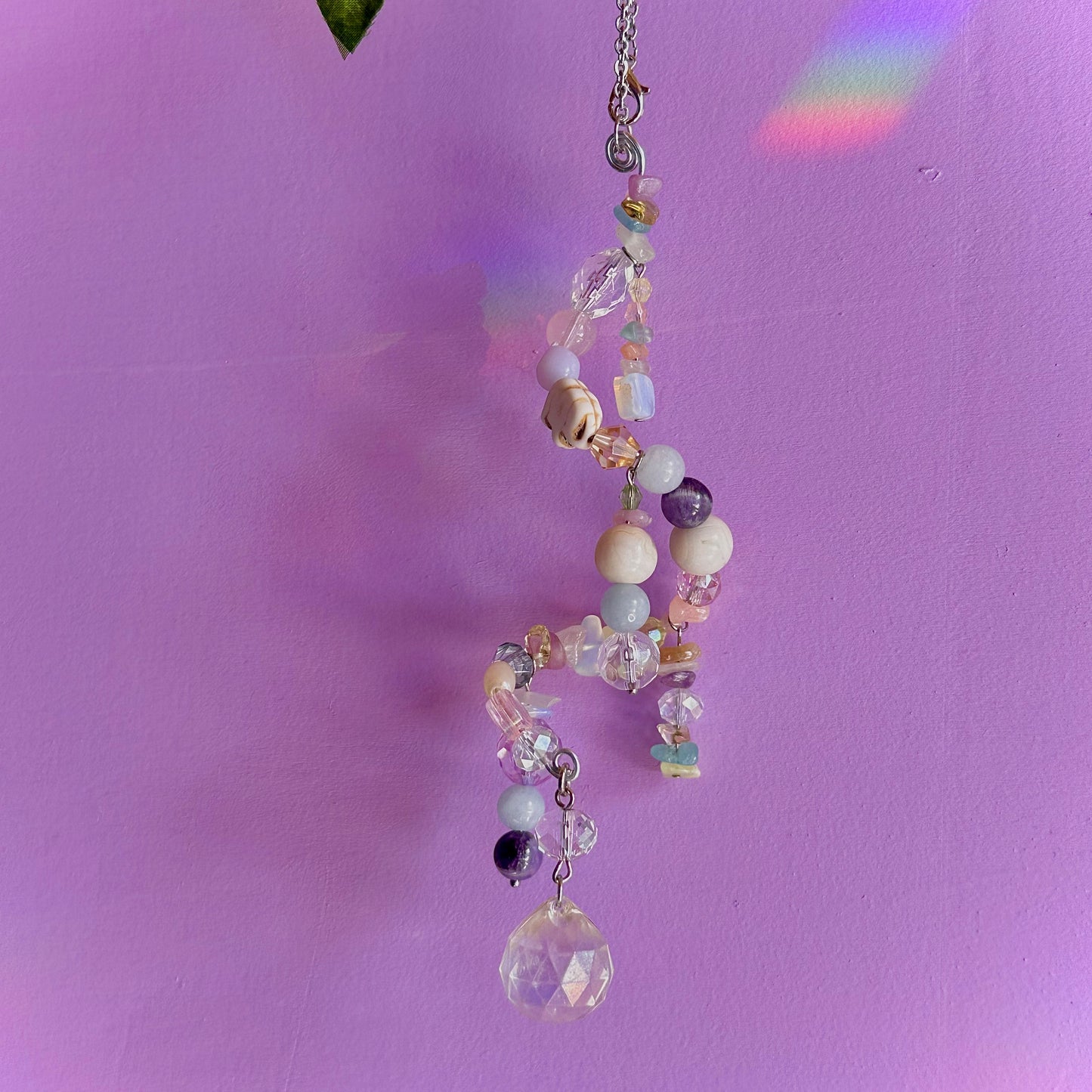 pastel spiral suncatcher