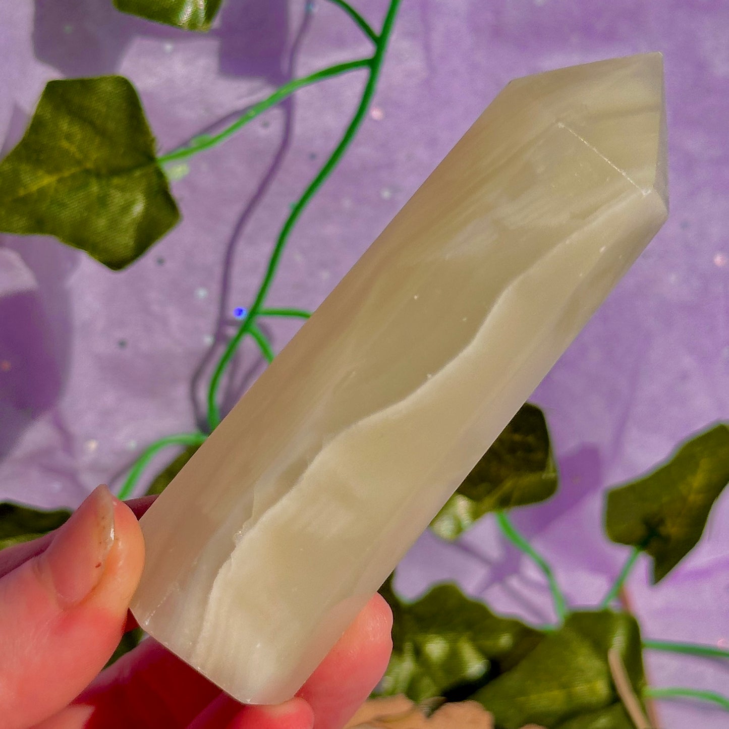 green towers ~ green fuchsite & banded calcite/onyx ~ choose your own