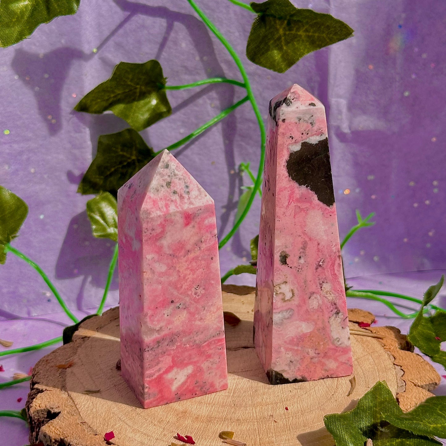 peruvian rhodonite towers ~ choose your own