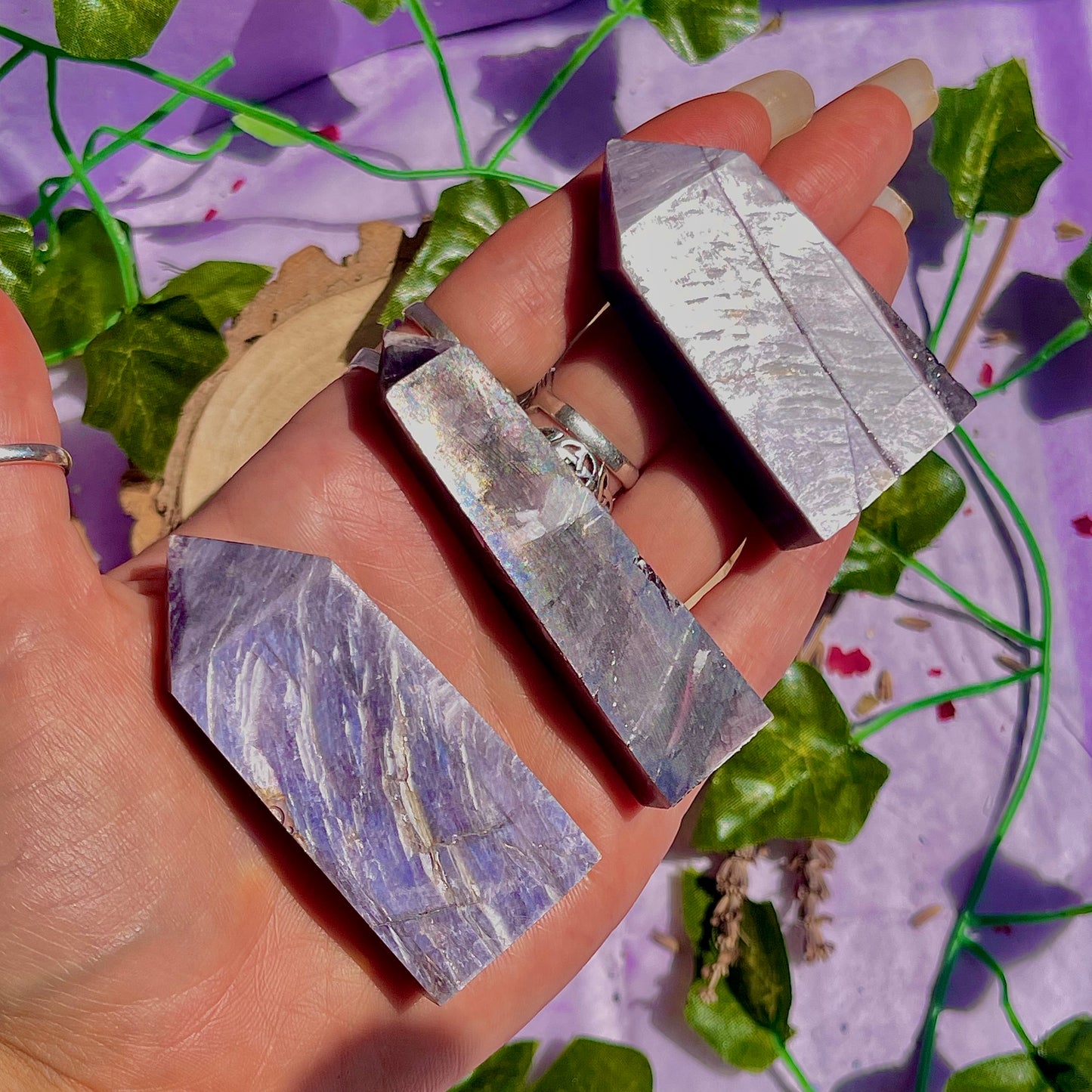 lepidolite towers ~ intuitively chosen